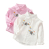 Áo sơ mi bé gái 2019 mới xuân hè phiên bản Hàn Quốc của bộ đồ mỏng tay dài cotton cho bé sơ mi kiểu nước ngoài thủy triều - Áo sơ mi áo kiểu cho be gái Áo sơ mi