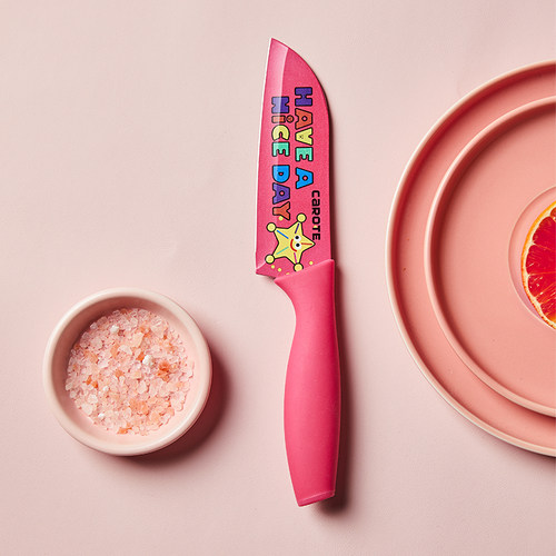 卡罗特水果刀家用厨房切菜刀辅食刀具不锈钢小菜刀女士锋利三德刀 - 图2