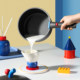 Carrot titanium non-stick cookware set for home use