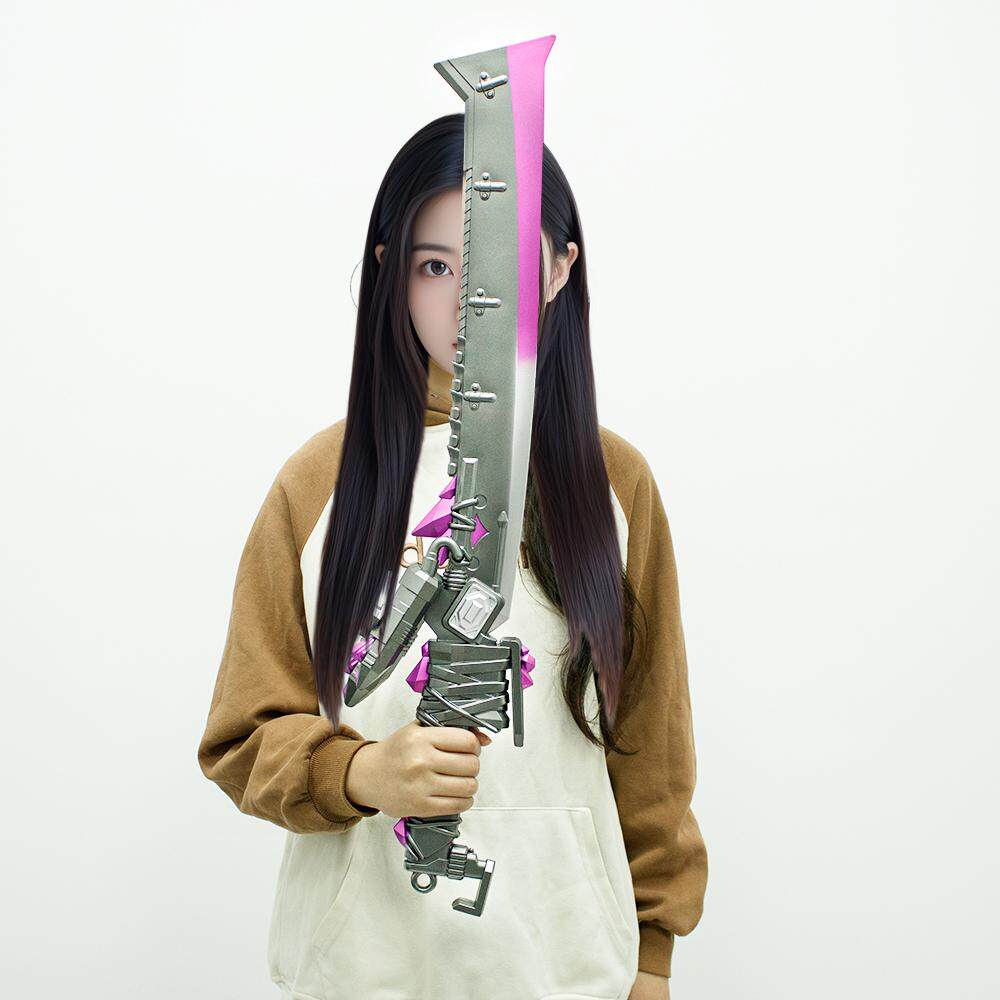 和平精英武器80cm和平精英火焰刀游戏周边手办男孩玩具礼物合金武器摆件道具