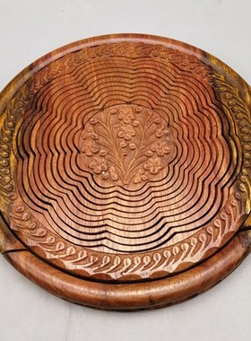 美国手工制作折叠花篮装饰摆件