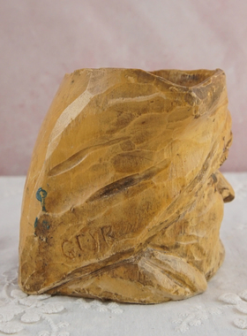 西洋收藏品英国手工复古木雕