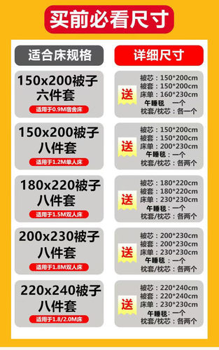 被子全套装八件套床上用品春秋加厚棉被褥学生宿舍被芯四件套整套 - 图2