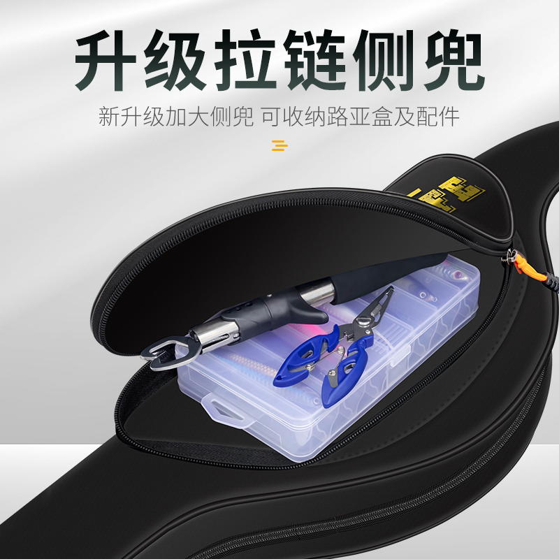 防水多功能路亚包腰包斜挎包钓鱼背包插杆鱼竿包路亚装备包工具包,淘宝优惠券,粉丝福利购,淘宝优惠卷