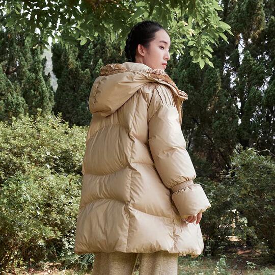 One city painting, new style commuting, fashionable, versatile, simple, small A-shaped design, short down jacket for women