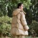 One city painting, new style commuting, fashionable, versatile, simple, small A-shaped design, short down jacket for women