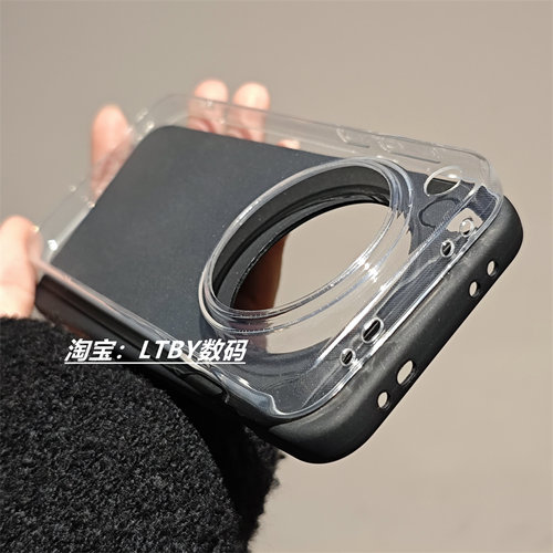 适用于oppofindX8S+手机壳原装原配原装同款透明软壳高颜值大孔磨砂黑肤感FINDX8ultra保护套清水壳超薄弧边7 - 图2