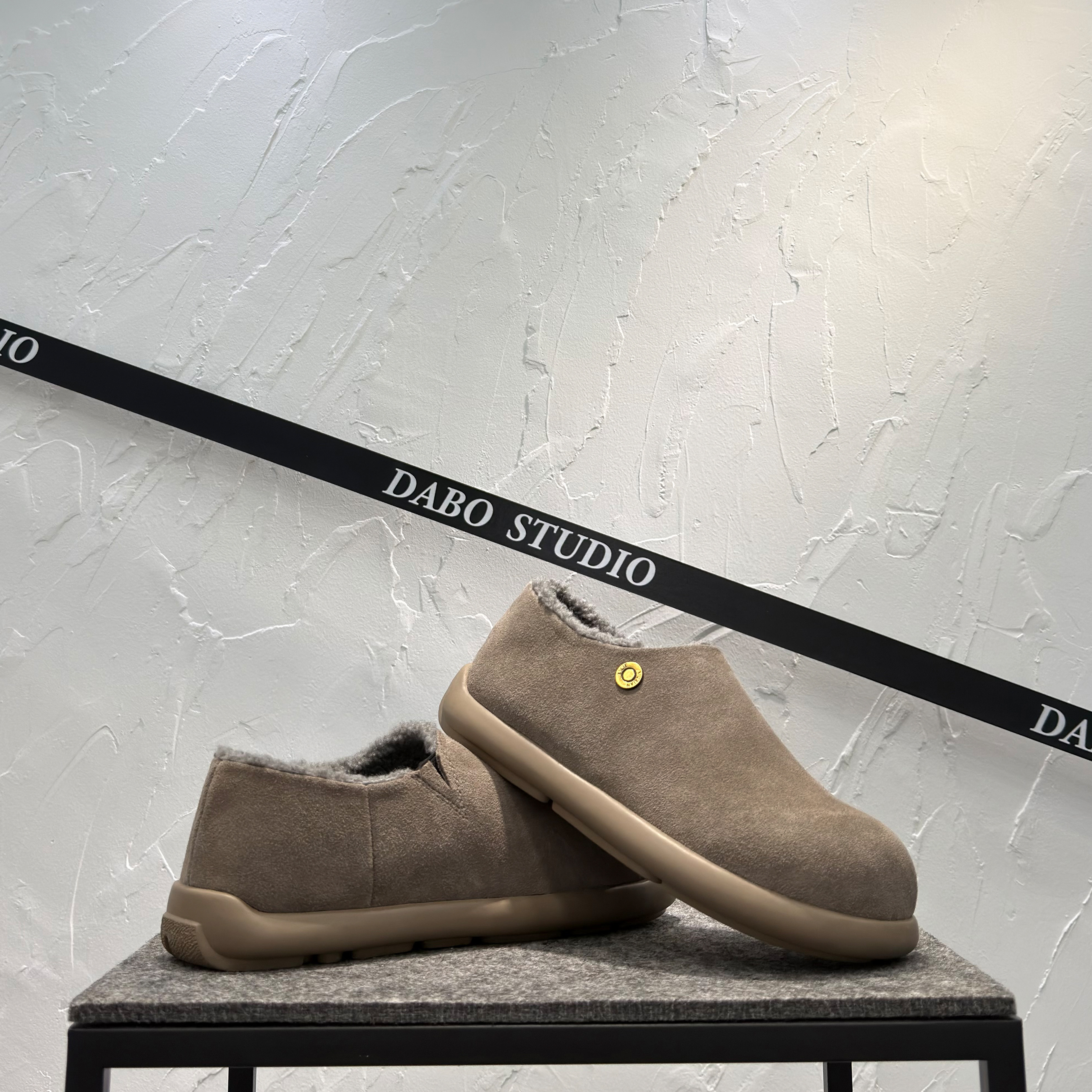 勃肯鞋男款2025新款冬季真皮丑萌鞋加绒保暖软底棉鞋一脚蹬休闲鞋,淘宝优惠券,粉丝福利购,淘宝优惠卷