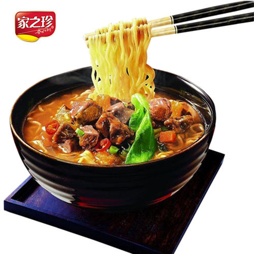 家之珍荞麦面 劲道波纹细面 农家待煮速食粗粮包装风干细面条800g - 图1