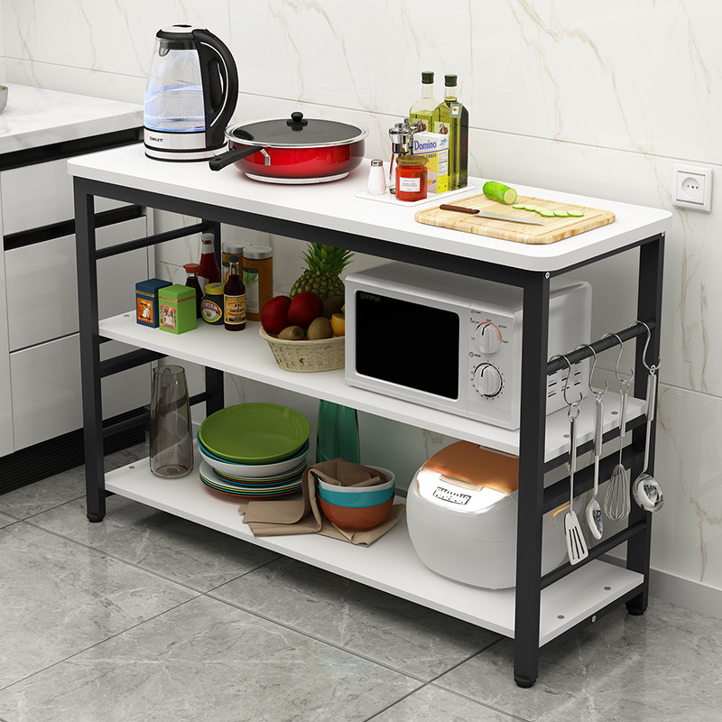 简易小长桌长方形厨房靠墙桌子多功能切菜桌双层长条桌多层置物桌,淘宝优惠券,粉丝福利购,淘宝优惠卷