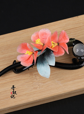非遗绒花发抓国风马面裙百搭