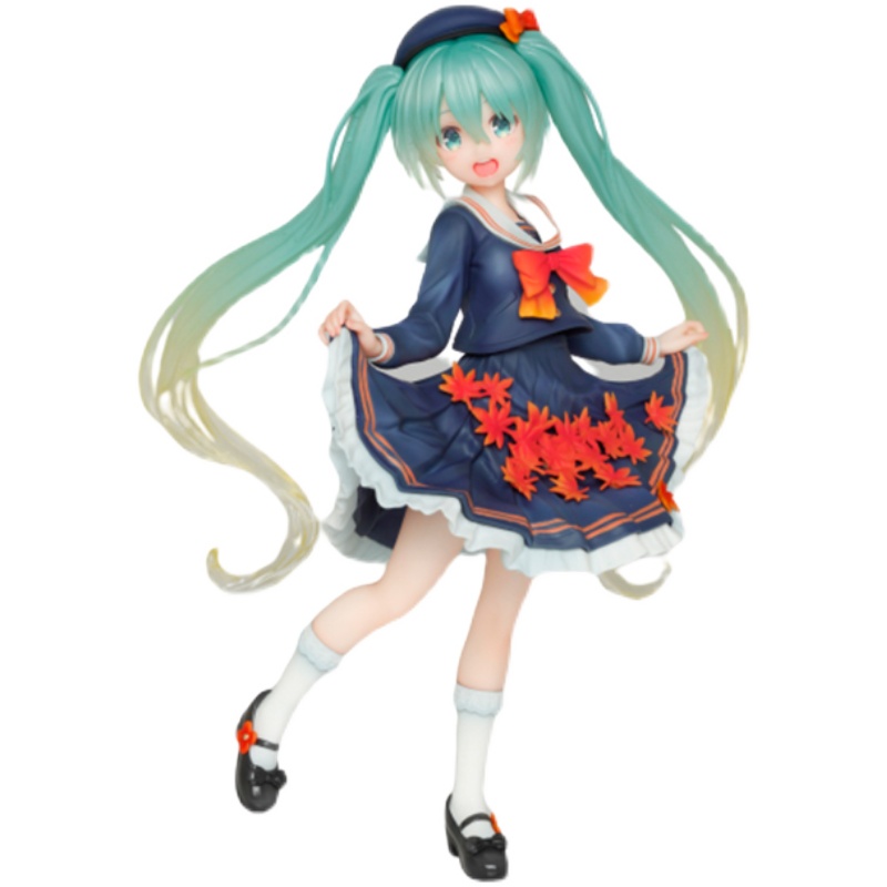 现货 Taito初音 miku 3rd秋服枫叶初音正品 V家景品手办-图2