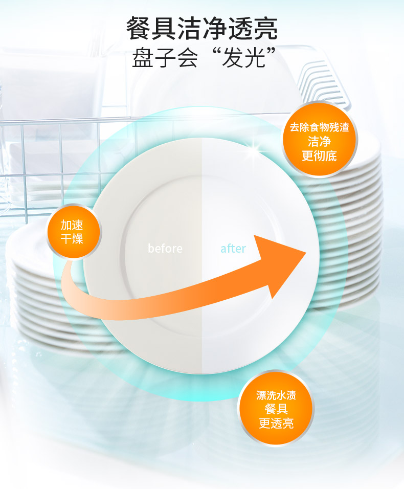 xax漂洗剂500ml洗碗机专用洗碗粉 xax居家日用洗碗机用洗涤剂