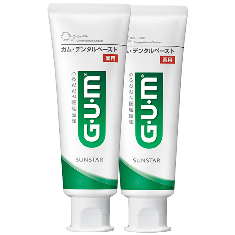gum旗舰店GUM康齿家日本进口牙膏口腔清洁护理杀抗菌除口臭牙周炎牙龈出血0