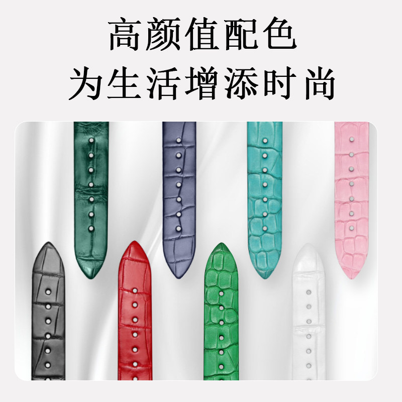 十瑞表带伯爵手表带女士鳄鱼皮表带 十瑞配件