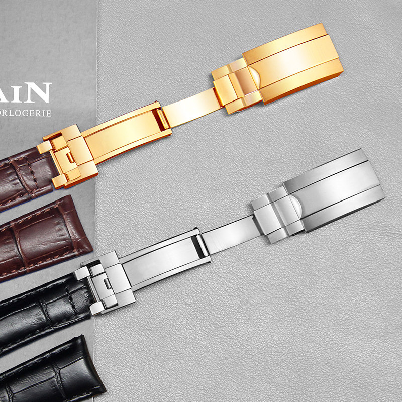 十瑞表带真皮男劳力士表带宇宙计型 十瑞配件