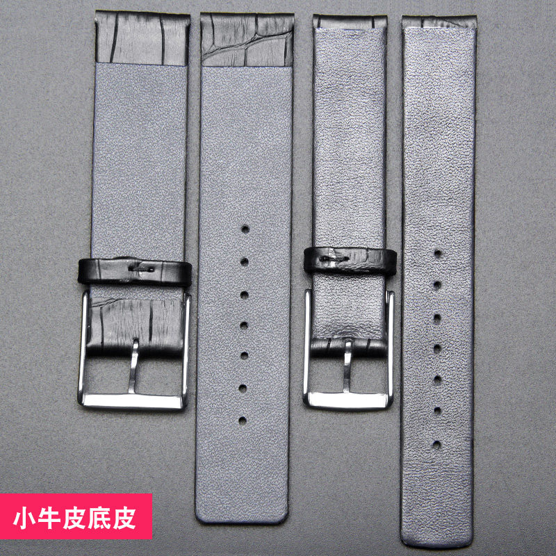 十瑞表带真皮男适用于ck男手表带 十瑞配件
