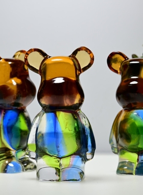 古法琉璃暴力熊招财简约现代办公