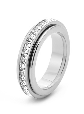 直播爆款旋转戒指双圈时来运转