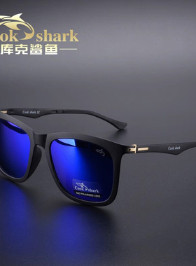 官方太阳镜库克鲨鱼偏光男