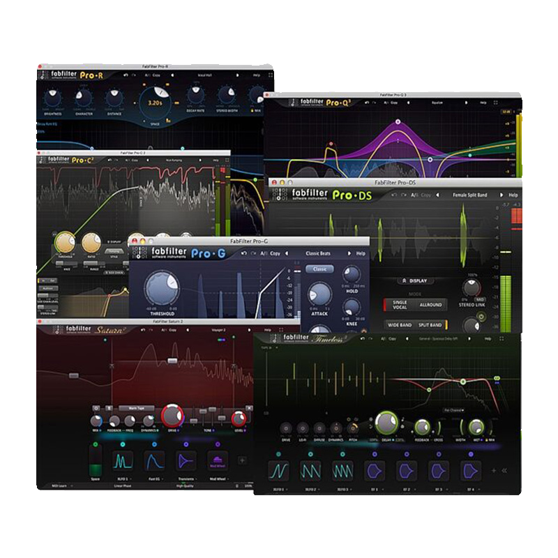 FabFilter肥波2024全套录音直播后期混音插件  R2混响 win/mac - 图3