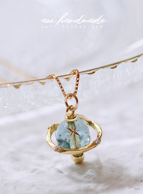 维之手作日系小钻银镀金项链