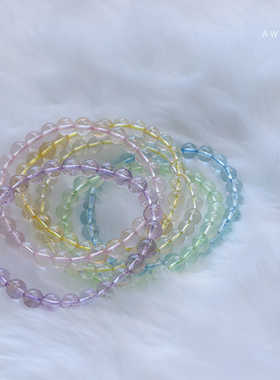 水果维之手清新冰透葡萄石