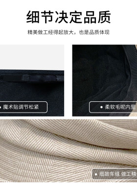 紫宝冬季复古文艺显脸小保暖盆帽