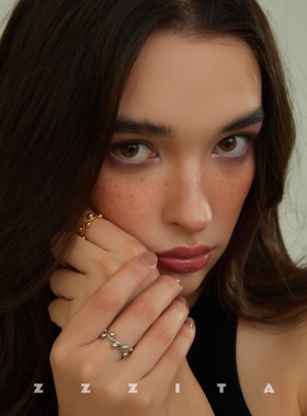 扭扭珠开口戒指简约欧美ins高级