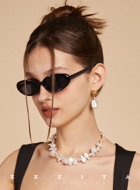 巴洛克异型天然淡水珍珠项链