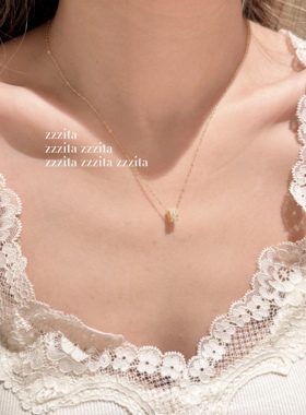 ZZZITA 芭蕾圆舞曲·City of Star～925银闪钻万花筒项链百搭锁骨