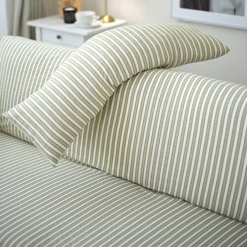 侘寂风全棉色织沙发巾薄款客厅沙发套罩巾防尘全包加宽盖巾纯棉 - 图2