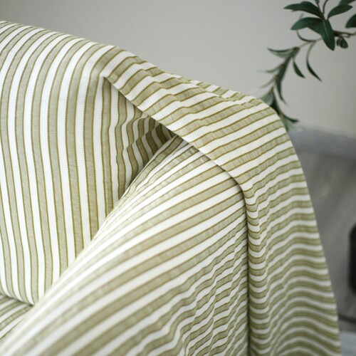 侘寂风全棉色织沙发巾薄款客厅沙发套罩巾防尘全包加宽盖巾纯棉 - 图3