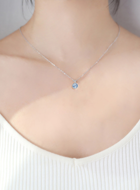 【一抹幽蓝】女海蓝宝