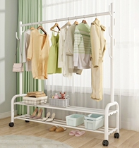 Clothes hanger minimalist floor hanging bag frame home clothes hat rack bedroom hanging clothes rack domestic clothes rack