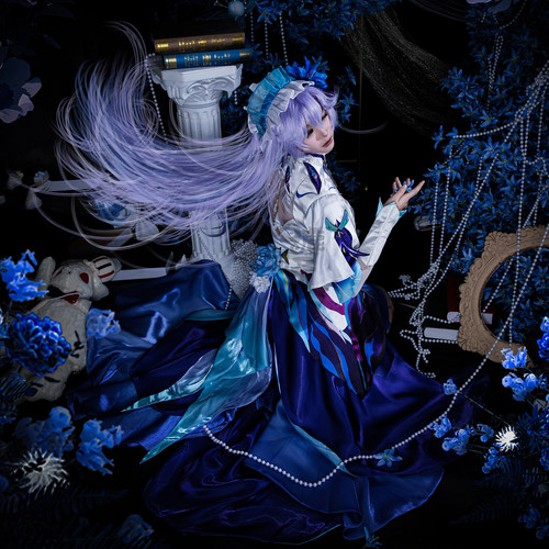 白鹿团子坎特蕾拉cos服鸣潮坎特蕾拉cosplay二次元扮演服 - 图2