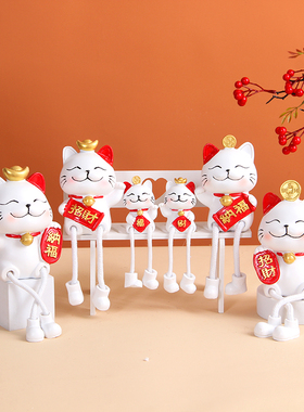 环保树脂祝福招财可爱装饰小摆件