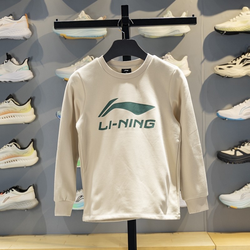 李宁童装儿童长袖T恤2025新款男大童加绒保暖圆领卫衣上衣YTLV120,淘宝优惠券,粉丝福利购,淘宝优惠卷