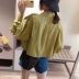 Mùa thu 2019 mỏng mảnh dài tay hai mảnh màu rắn bên ngoài áo len cardigan nữ hoang dã mặc áo len nữ - Đan Cardigan Đan Cardigan