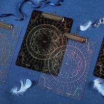 Laser Bright Light Exam Paper File Plate Clip High Through Acrylic Book Plate Clip Students Outdoor Writing Draw Convenient Plate Clip