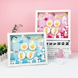 Детские отпечатки рук и ног, детская чернильная подушечка, сувенир ручной работы, отпечаток рук, фоторамка