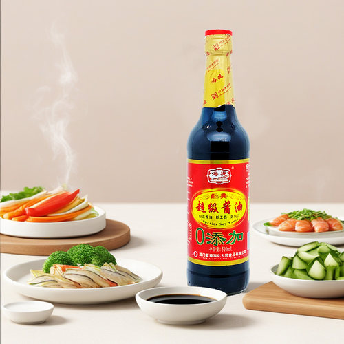 海堤超级酱油510ML*3瓶古法酿造酱油生抽调味烧蘸两用不加防腐剂 - 图1