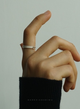 戒指手工小众设计纯银