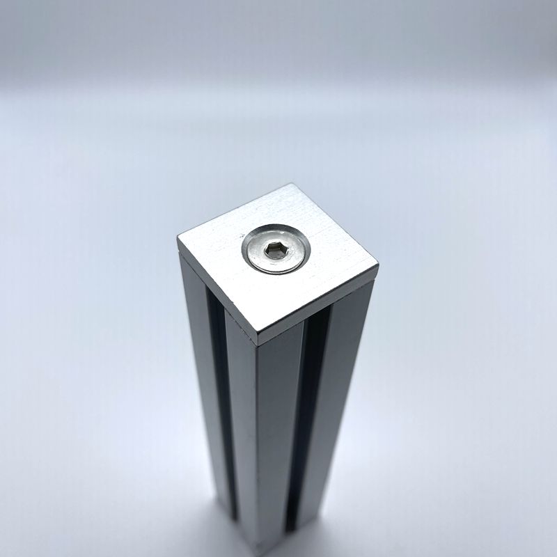 铝型材金属端盖 30/40/3060/4080铝合金铝型材铝配件堵头封盖盖板 - 图2