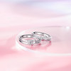 S925 silver couple ring open design