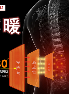 艾灸电加热护腰带热敷包保暖腰围海盐袋腰椎老人胖大码神器理疗袋