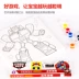 Khung tô màu sáng tạo chính hãng cho trẻ em Đồ chơi Tự làm Màu nước Pastel 3-8 năm Transformers Little Ma Baoli - Handmade / Creative DIY Handmade / Creative DIY