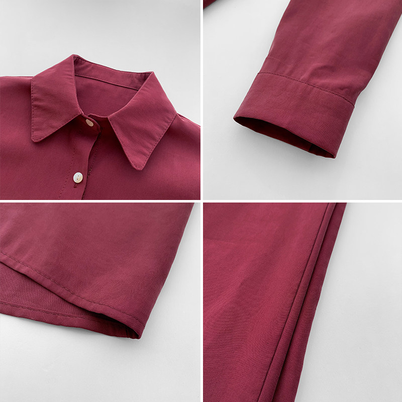 2020春秋新款宽松设计感小众白衬衫 迷样女子衬衫