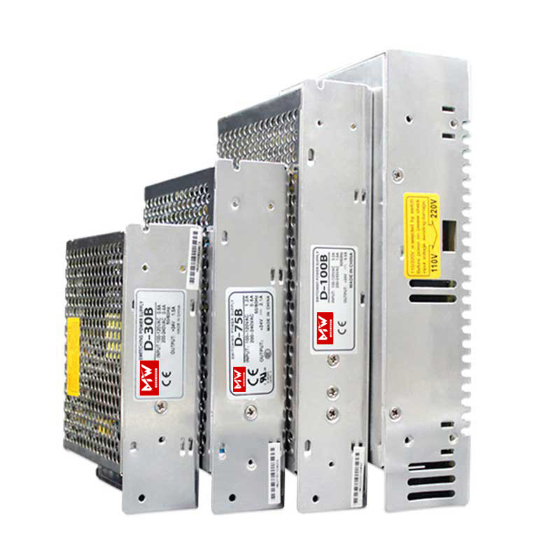 明纬开关电源双输出两路电压5v24v12V双组直流D-30/50/120/变压器 - 图3
