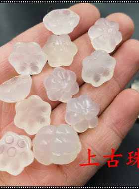 珠宝天然冰种白玉髓玛瑙挂件吊坠